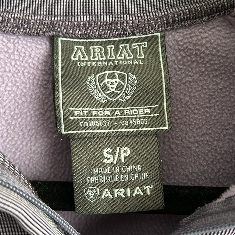 Ariat Purple Quarter-Zip Sweatshirt - Picture 8 of 12
